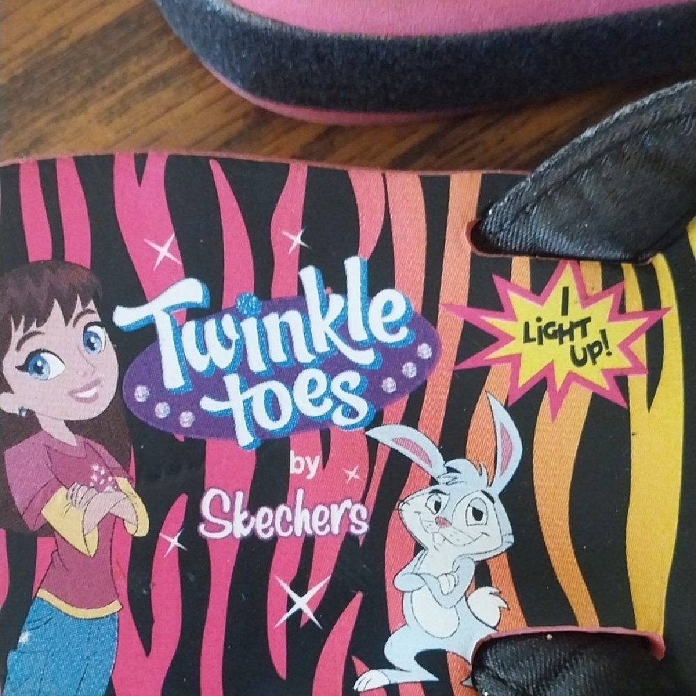 Skechers Black and Pink Shoes no size - Picture 3 of 8